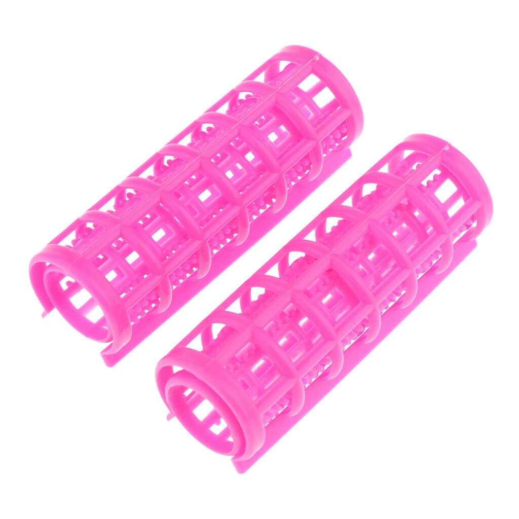 24 Pieces New Plastic Hair Rollers Curler Set Hairdressing DIY Curling