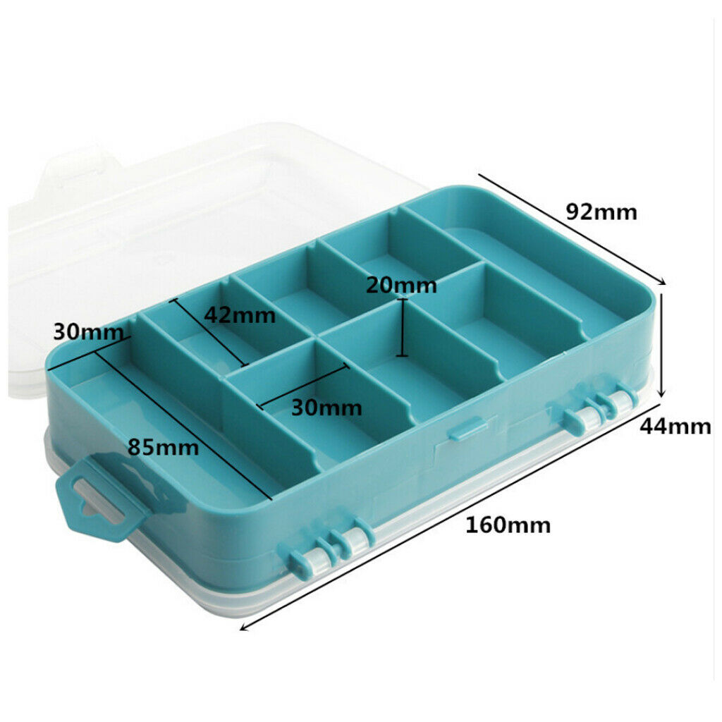 8-Girds Professional Portable Organizer Storage Tools Box, Multi-functional Case