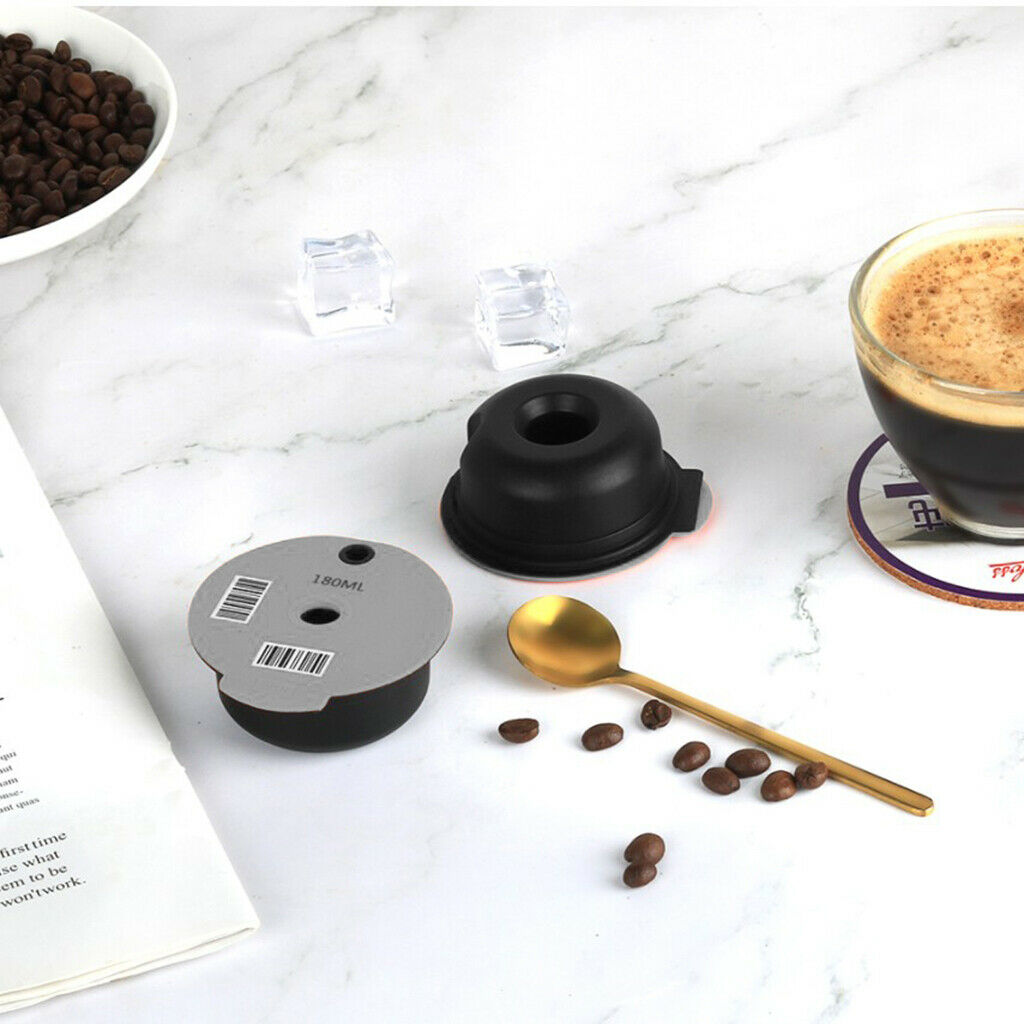2x Reusable Food Grade PP Plastic Coffee Capsule Pod Cup for Bosch