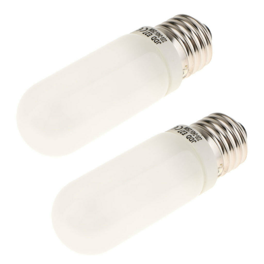 Pack of 2 JDD Flash Lamp Tube 250w Bulb Frosted Halogen Light Warm White