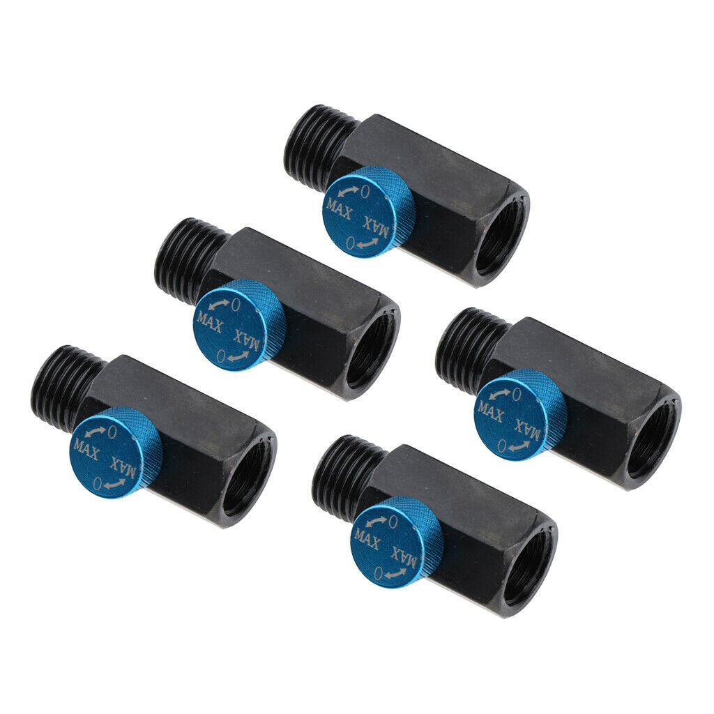 Set of 5 Heavy Duty Steel 1/4 NPT Inline Air Regulator Air Pressure Valve