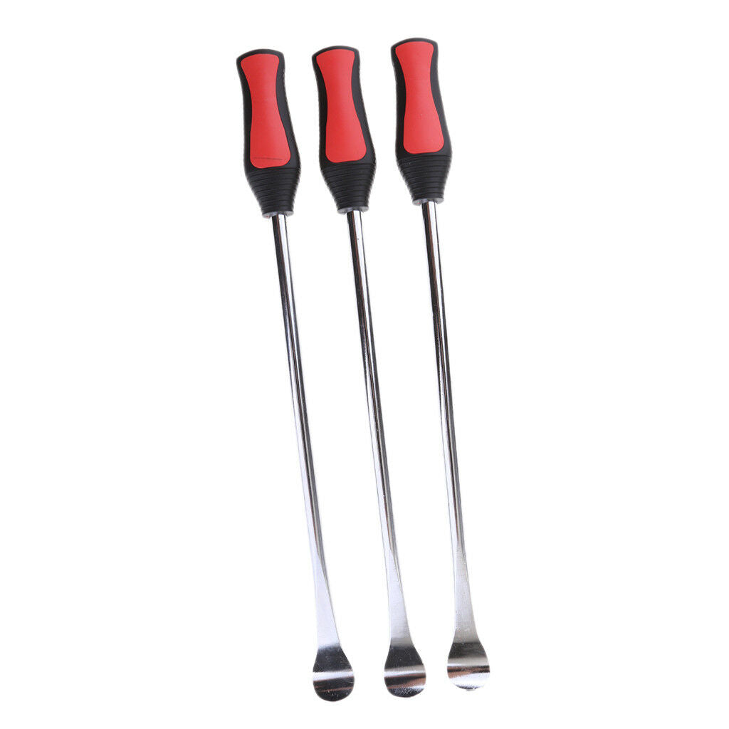 3 Pieces 14.5 inch Tire Spoon Lever Iron Tool Kit Motorcycle Professional