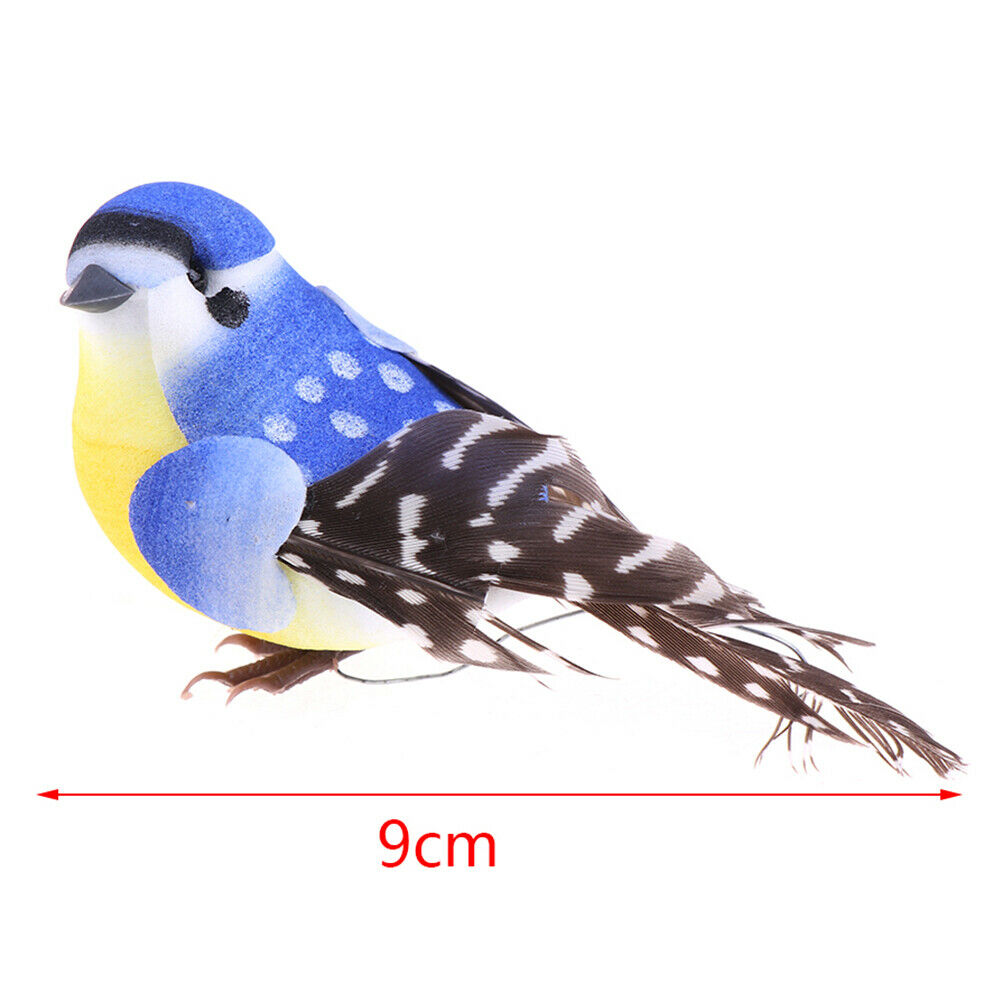 1X Birds Simulation Artificial Feather Doves Feather Park Mall Ornamen.l8
