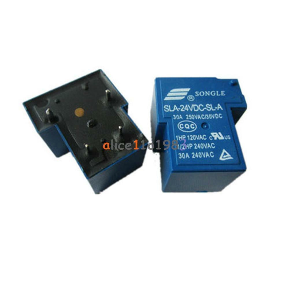 5PCS RELAY SONGLE DIP-4 SLA-24VDC-SL-A SLA-24V SLA-DC24V SLA-DC24