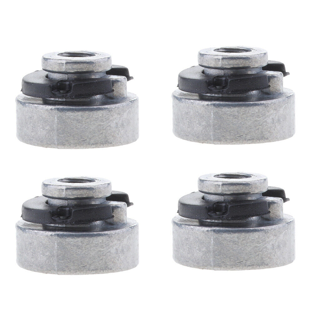 4pcs Metal Fender Seat Nut Rear Solo Seat Bolt for 1996-2017 1/4-20 Thread