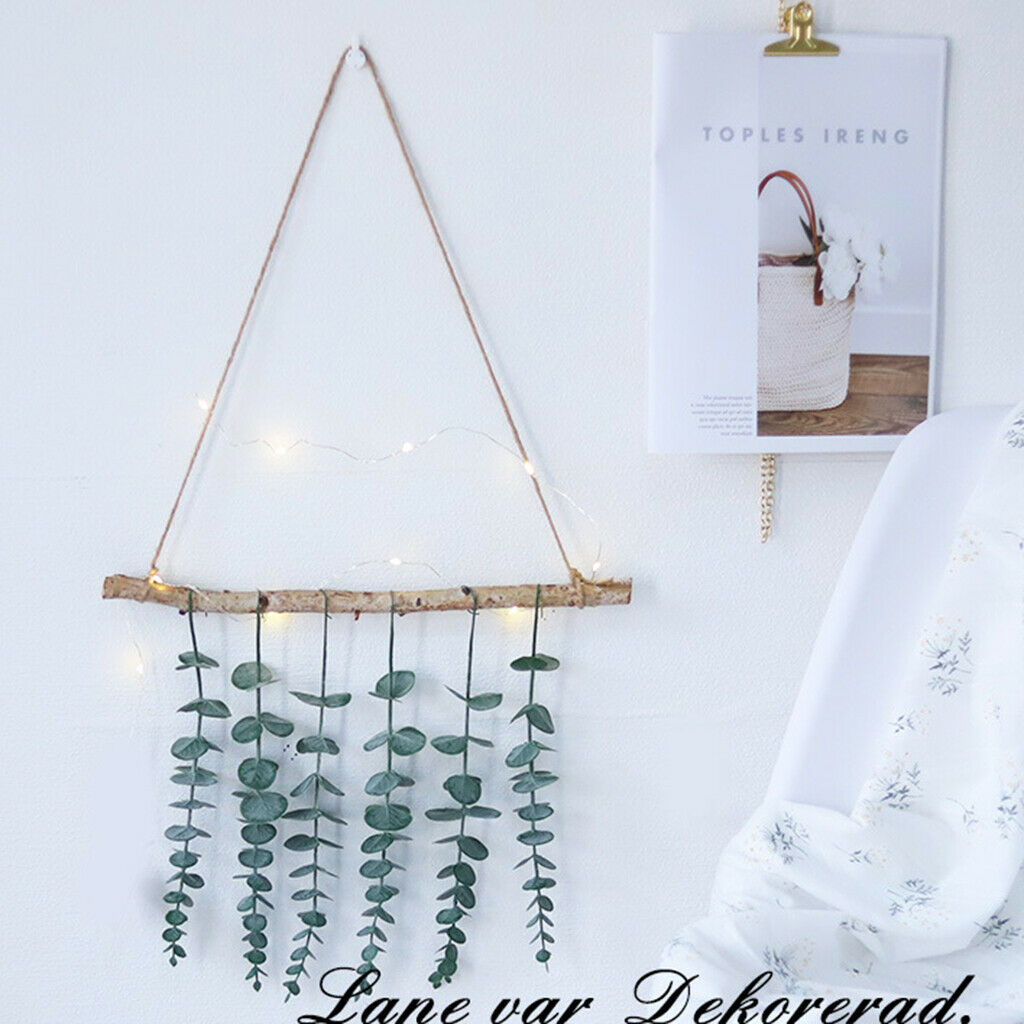 Eucalyptus Wall Hanging Decor Plant Boho Home Bedroom Wedding Decoration
