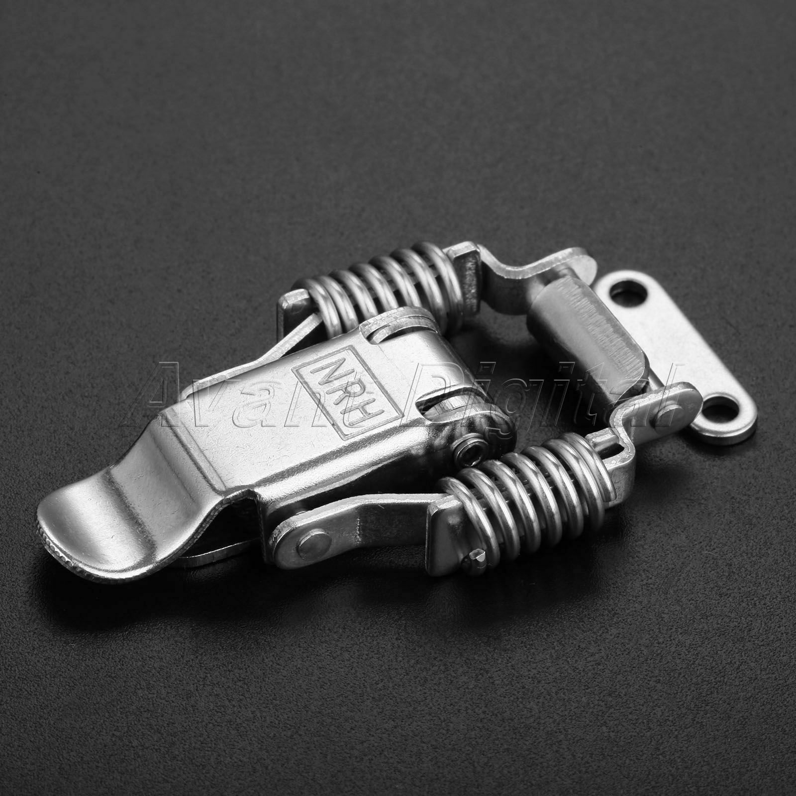 Cabinet Toggle Switch Latch Hasp Case Locking Box Chest Spring Loaded Lock Catch