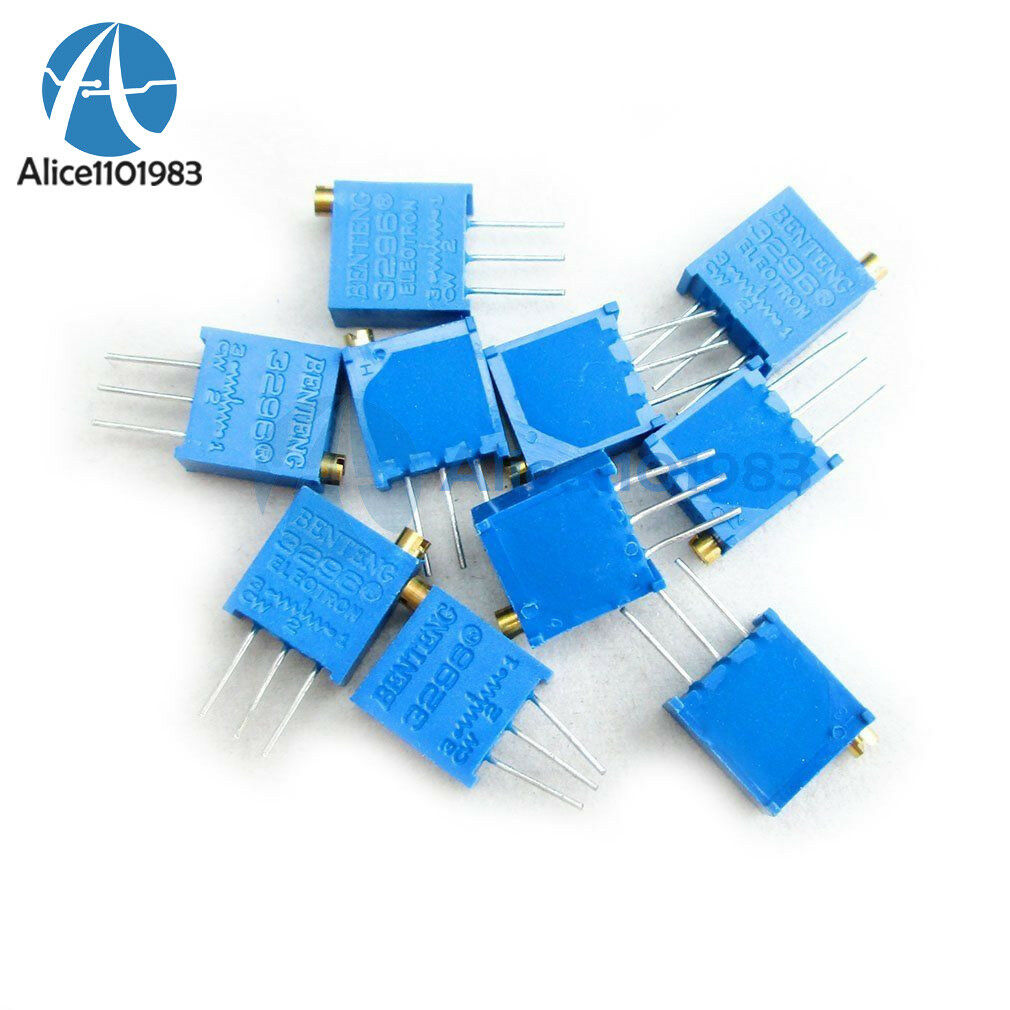 10PCS 3296W-204 3296 W 200K ohm Trim Pot Trimmer Potentiometer 3296W  204