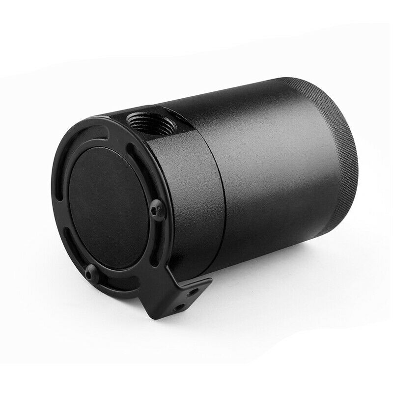 Aluminum Compact Baffled 3-Port Oil Catch Can Tank Reservoir Air-Oil Separator