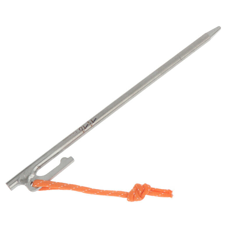 Outdoor Tent Peg 20cm High Strength Titanium Tent Nail Stake Tent AccessoriY SJ