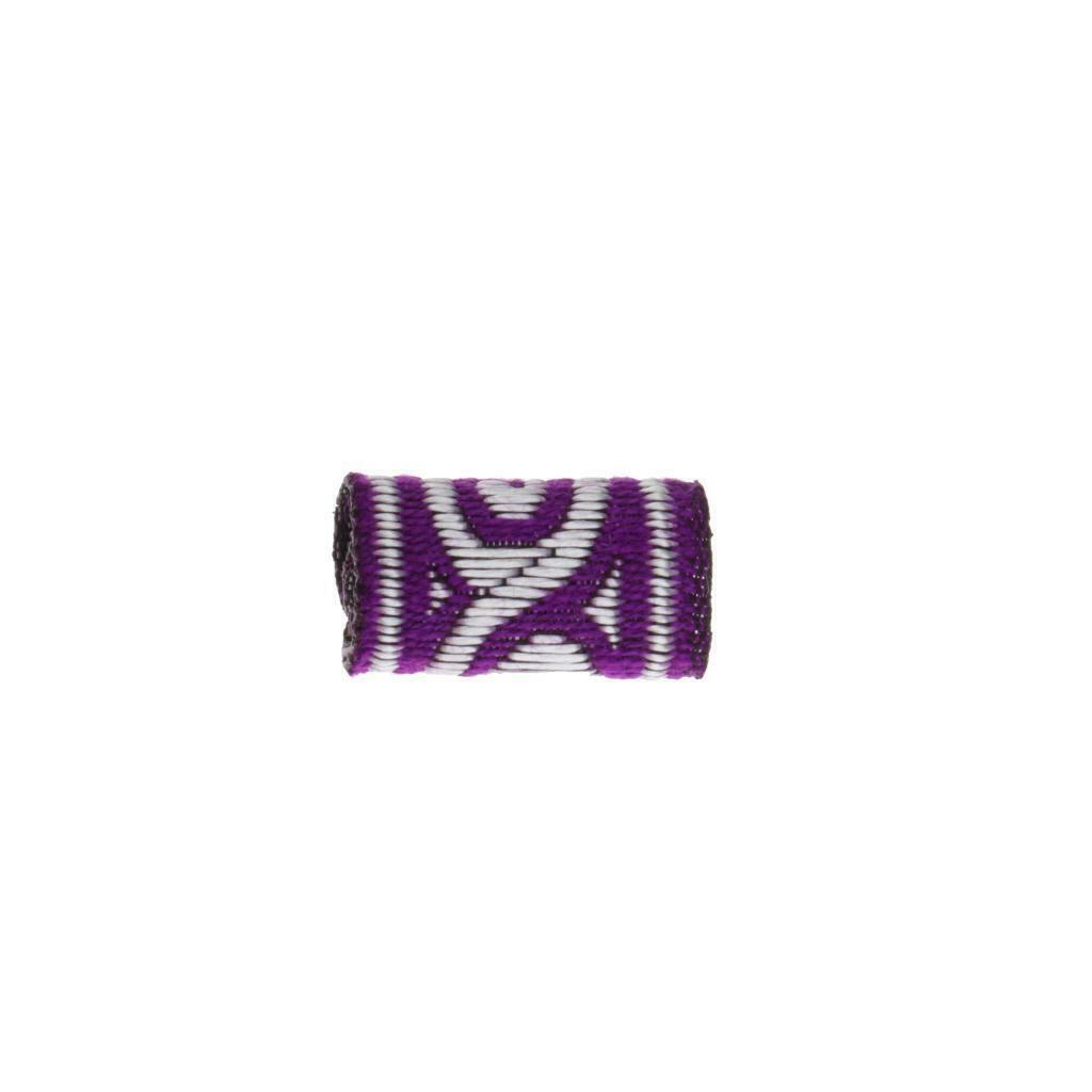 10x Knitted Fabric Hair Dreadlock Beads Tubes For DIY Braids Pendants 08