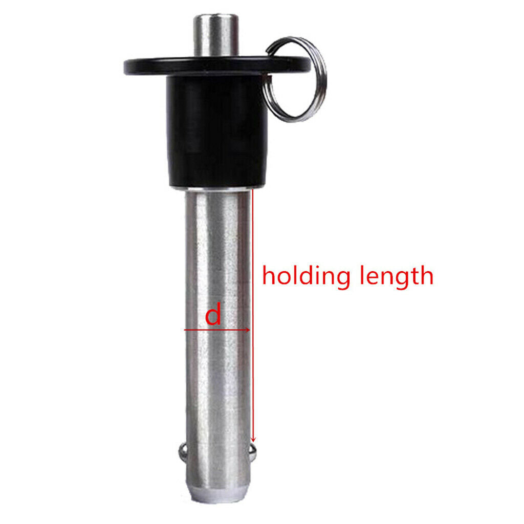 2Pcs Steel Lock Quick Release Pin Ring Handle Locking Pins Tool Replacement