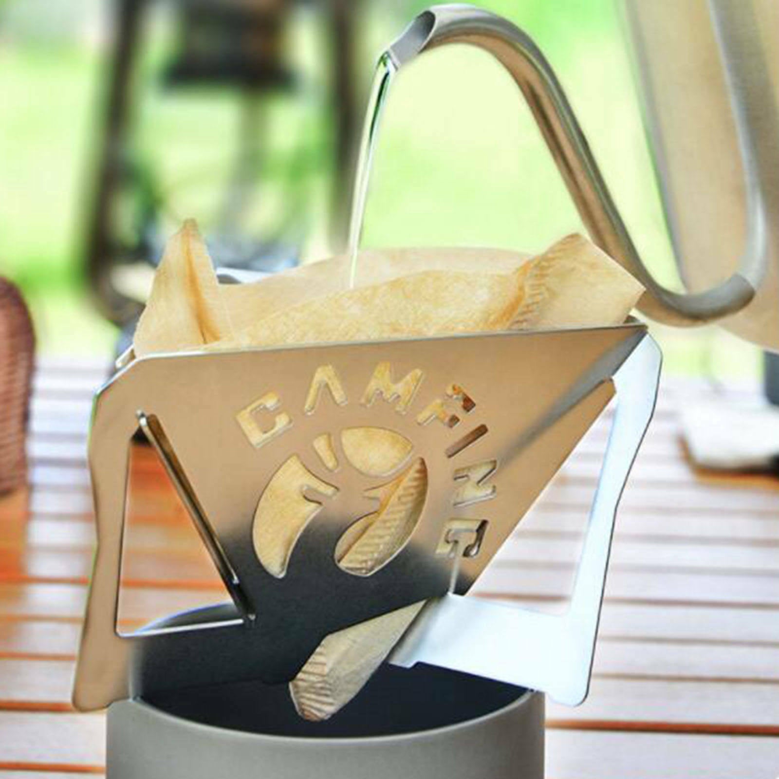Folding Coffee Drip Rack Outdoor Reusable Dripper Travel Coffee Maker Filter