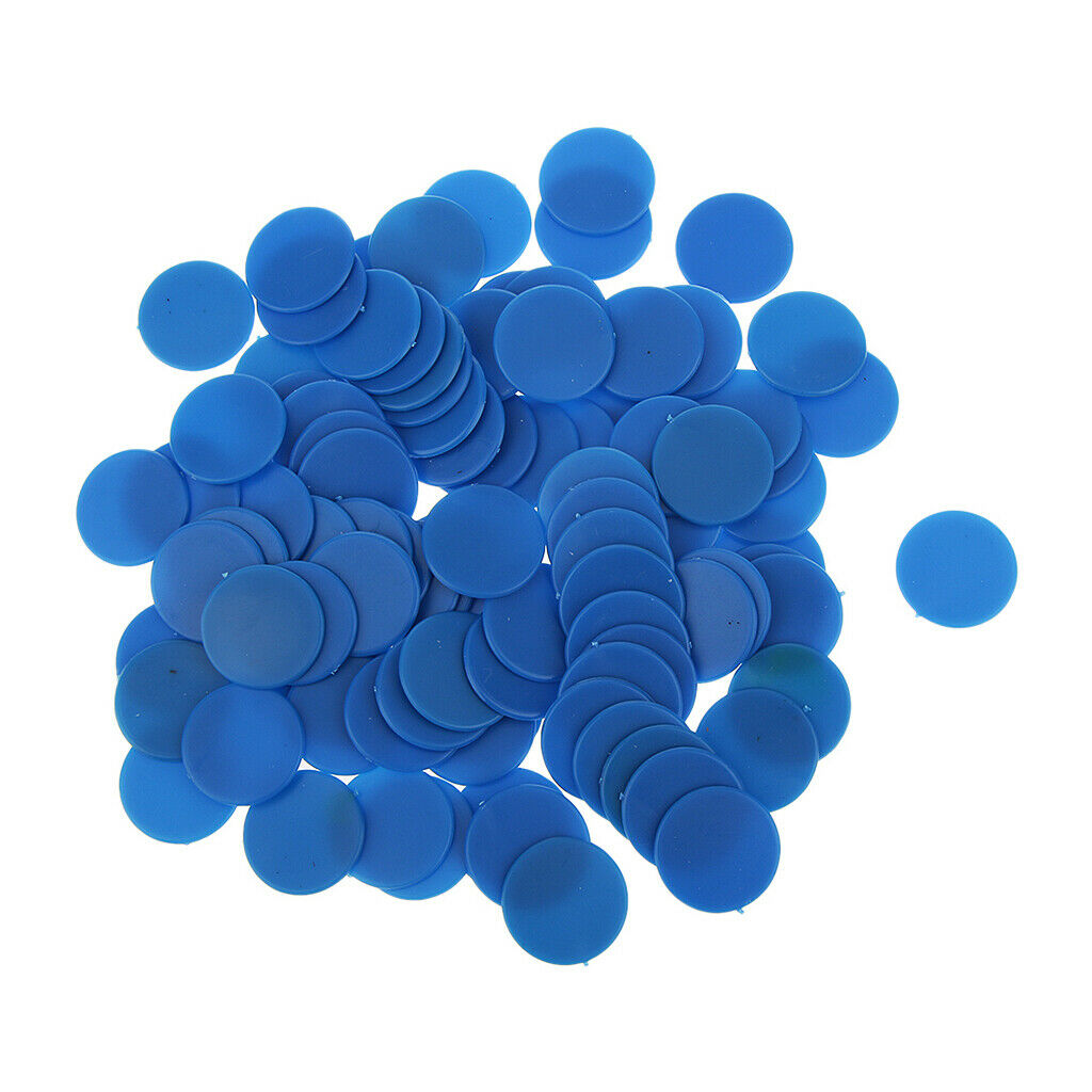 400x Plastic Chips Counters Opaque Counting Chips Match Home Family Game