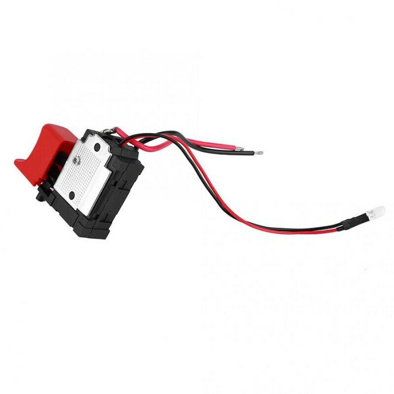 Black Adjustable CW/CCW Electric Drill Trigger Switch 7.2V-24V DC Switch X7W6