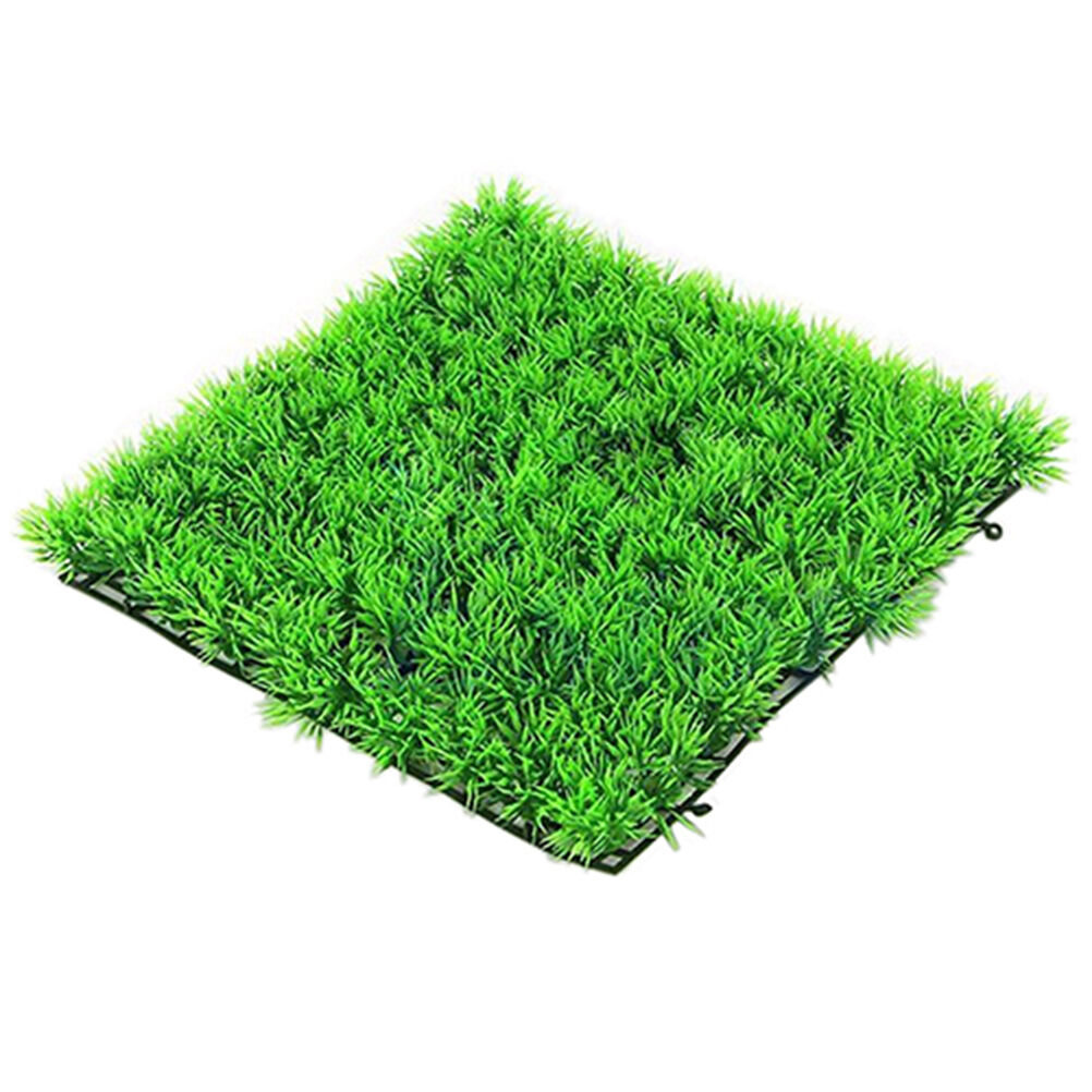 Artificial Water Aquatic Green Grass Plant Lawn Aquarium Fish Tank Landsca.l8