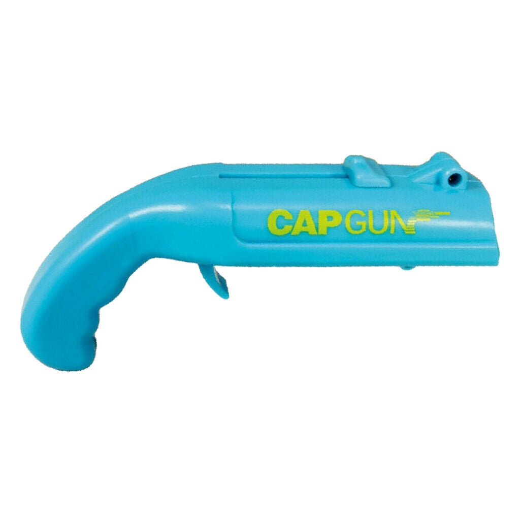 Beer Bottle   Opener Gun Shaped Home Bar Party Drinking   Launcher Blue