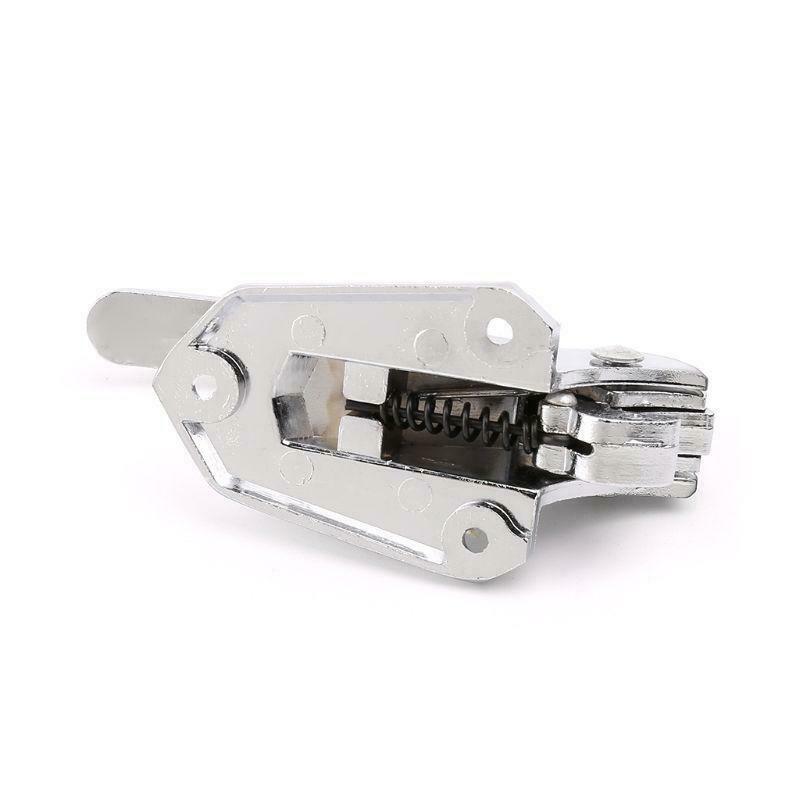 Zinc Alloy Door Handle Lock Spring Loaded Pull Handle Latch For Oven Freezer