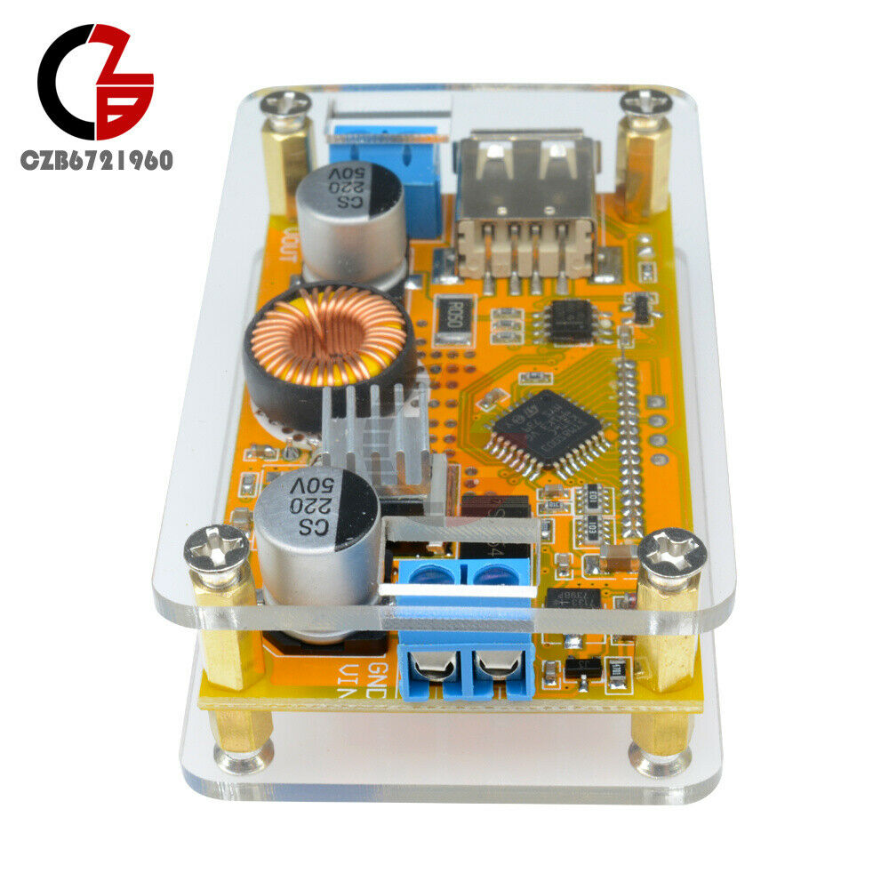 5A Adjustable CC CV LCD Display Step Down Charger Module Panel LED Driver Power