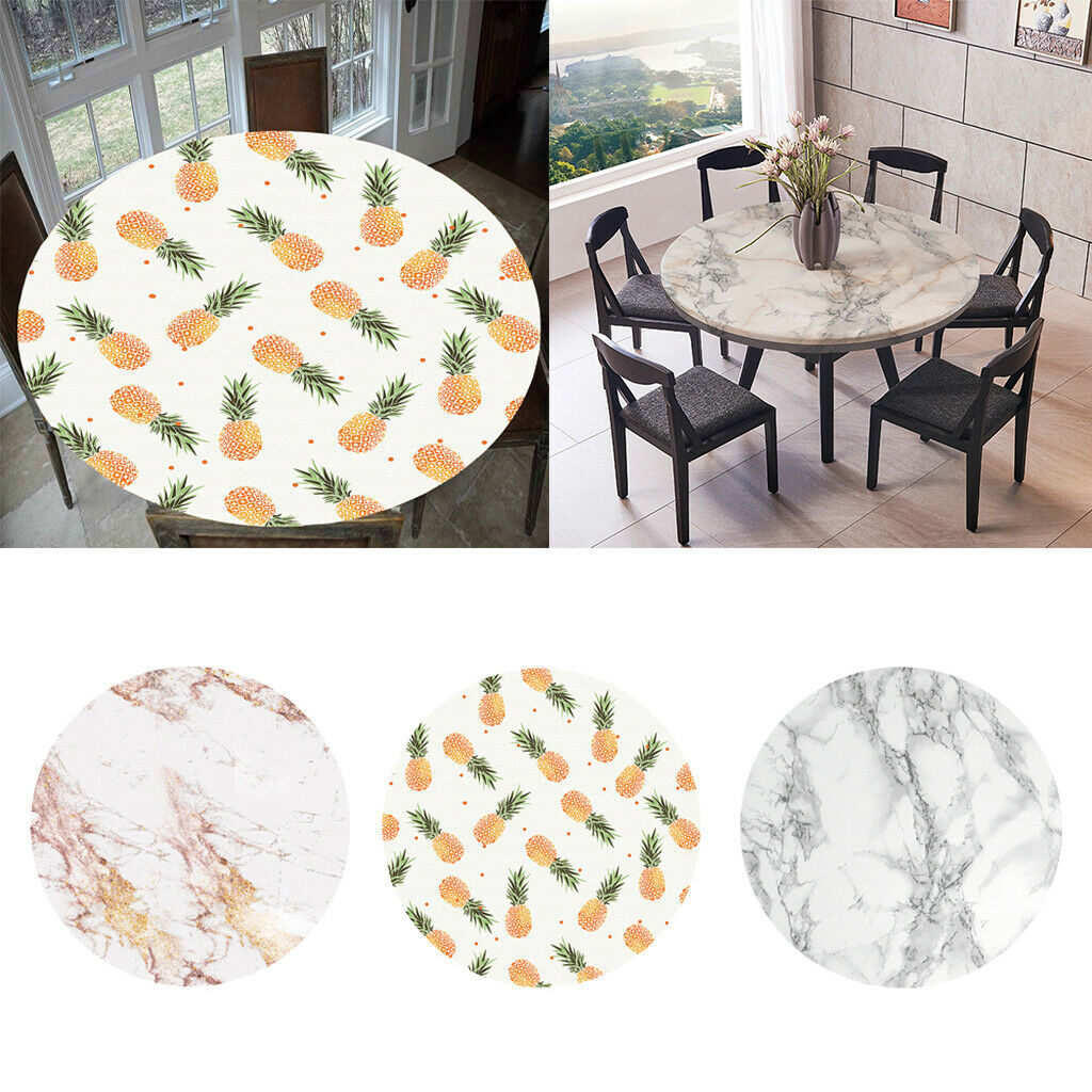 3X Replacement 48" Table Top Cover Table Cloth for Round Table Polyster