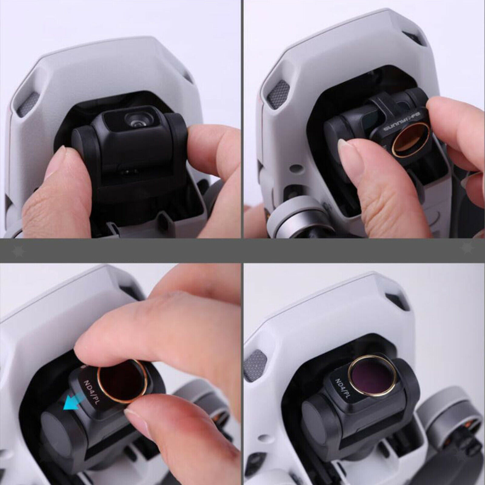 6-pack Lens Filter MCUV CPL ND for Mavic Mini/ Mini 2 Camera Scratch-proof