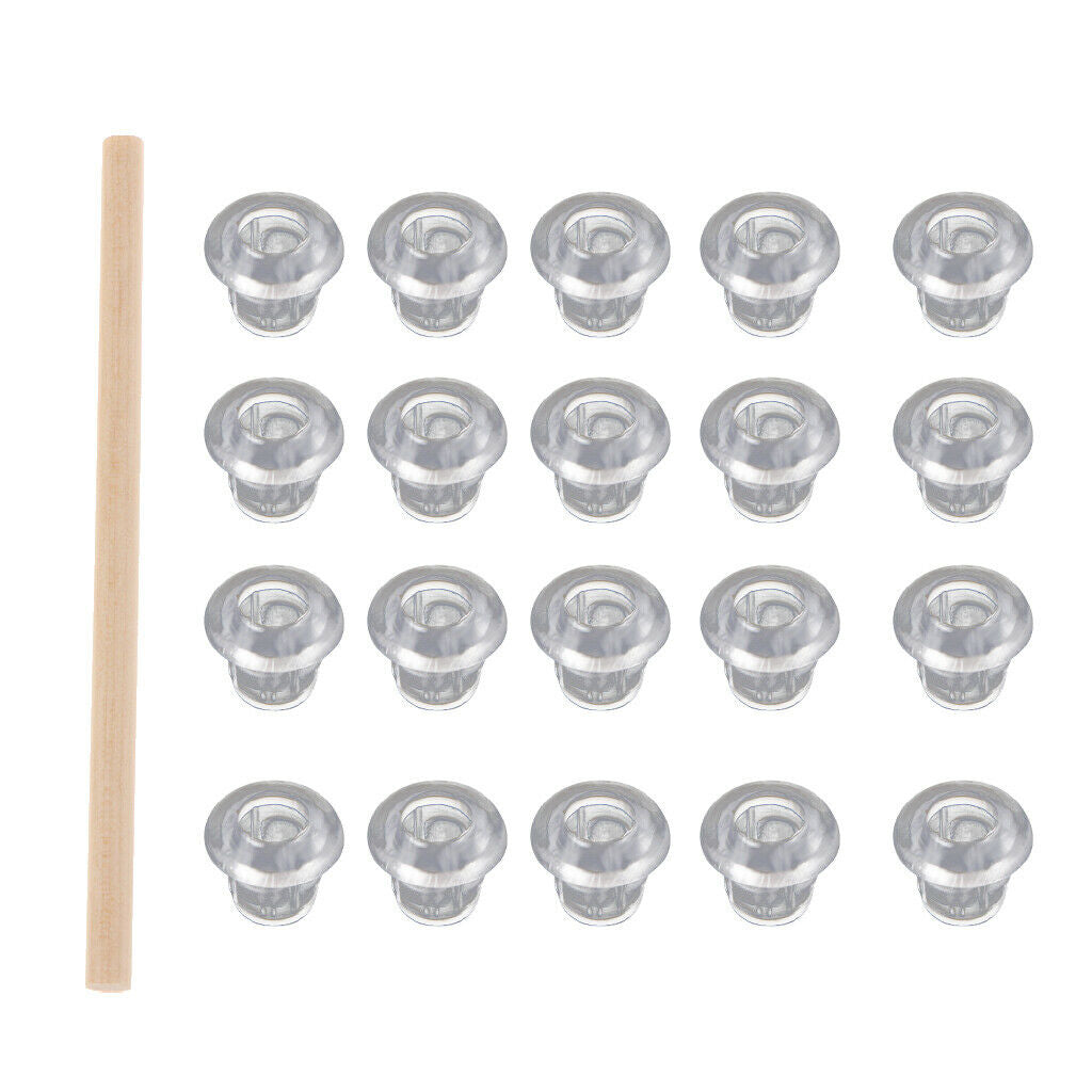 20-LED Cotton Ball Mix Fairy String Light Xmas Party Light Battery Operated