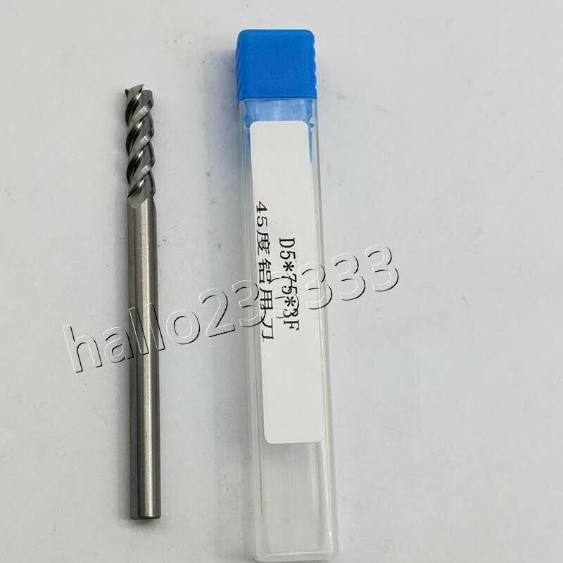 Carbide End Mill For aluminum HRC45-50 5mm *75mm 3F CNC Milling Cutter