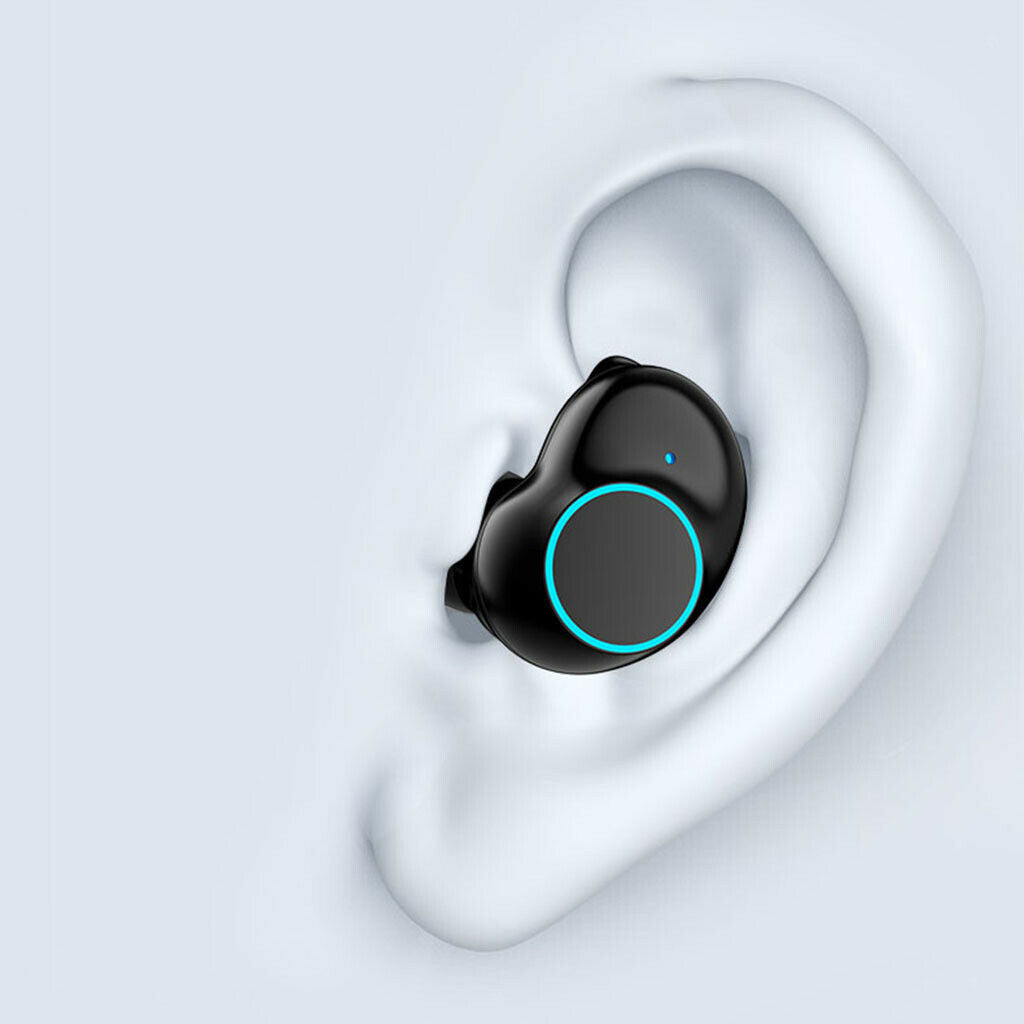 Bluetooth Wireless Earbuds Hi-Fi Stereo Sound for Sport Workout Gaming Black