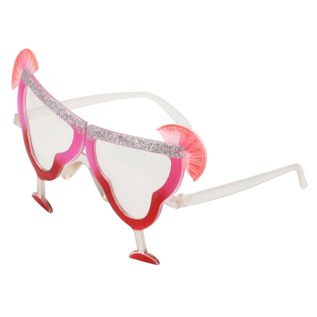 MagiDeal Hawaiian Tropical Sunglasses Beach Drink Glasses Costume Party
