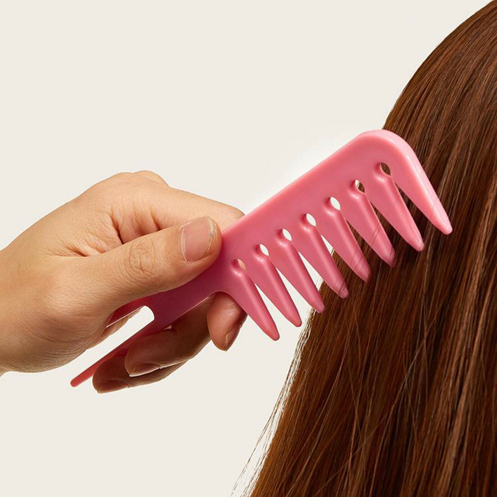 Barber Wide Tooth Styling Comb Fantail Comb for Women Men Heat Resistant Premium