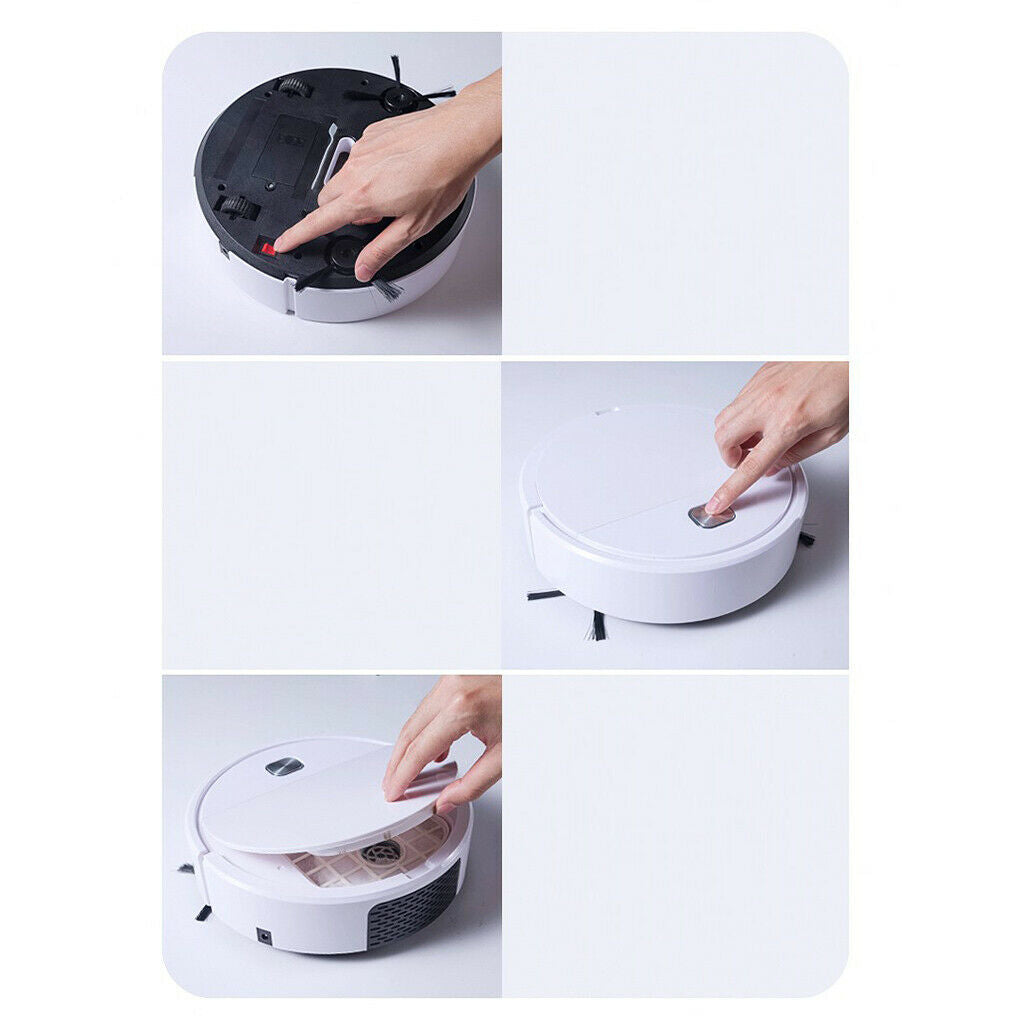 Robot Vacuum Cleaner Low Noise Rechargeable Cleaning Machine Edge Clean
