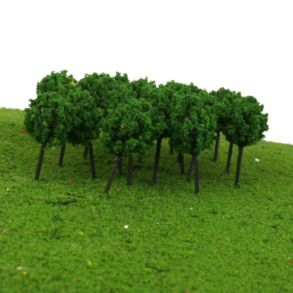 200Pcs Collectible Tree Models 1/300 Z Layout Roadway Garden Scenery Build