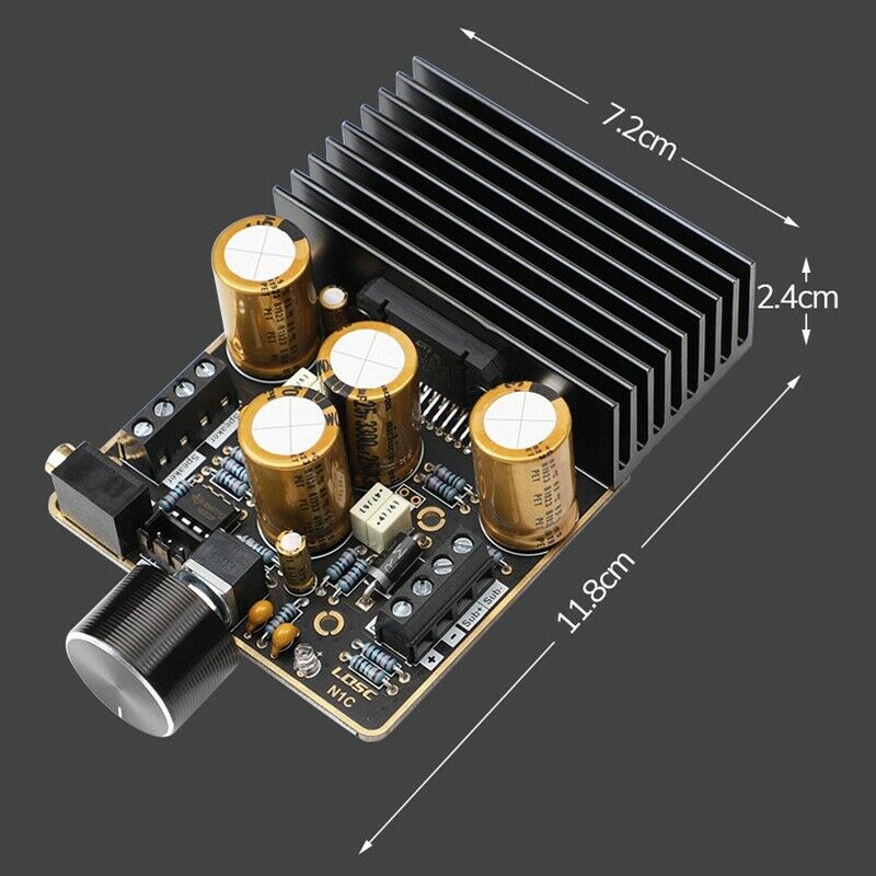 Subwoofer Digital Amplifier Audio Board TDA7850 2X80W+120W Stereo Class AB AmpX7