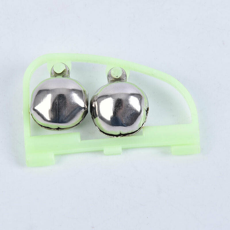 Fluorescent Fishing Tackle Rod Pole Tip Clip Twin Bell Alarm Alert Night .l8