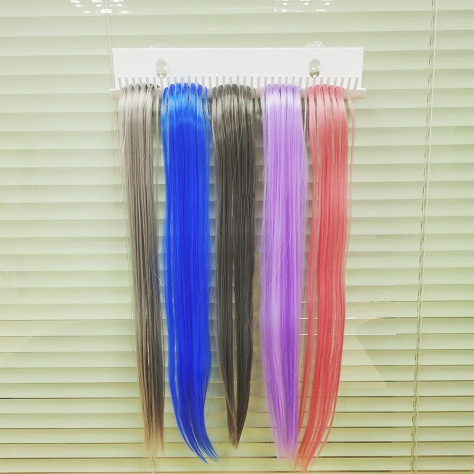 2X Hair Salon Spa Hair Extensions Display Storage Holder for Braiding Weaving
