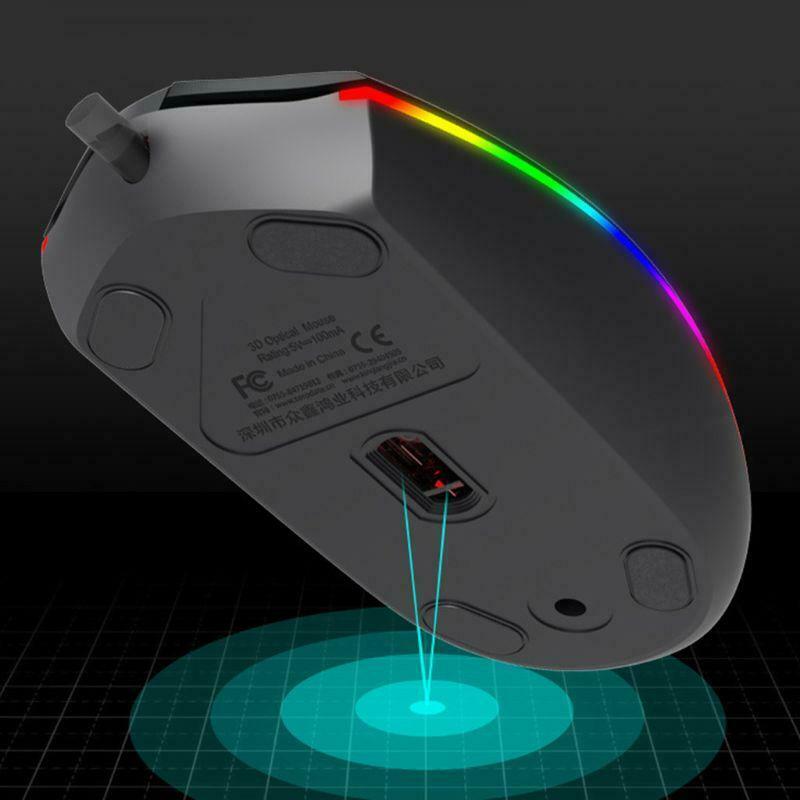 RGB Wired Gaming Mouse Optical Wire Computer Gamer Mice for PC Laptop Notebook