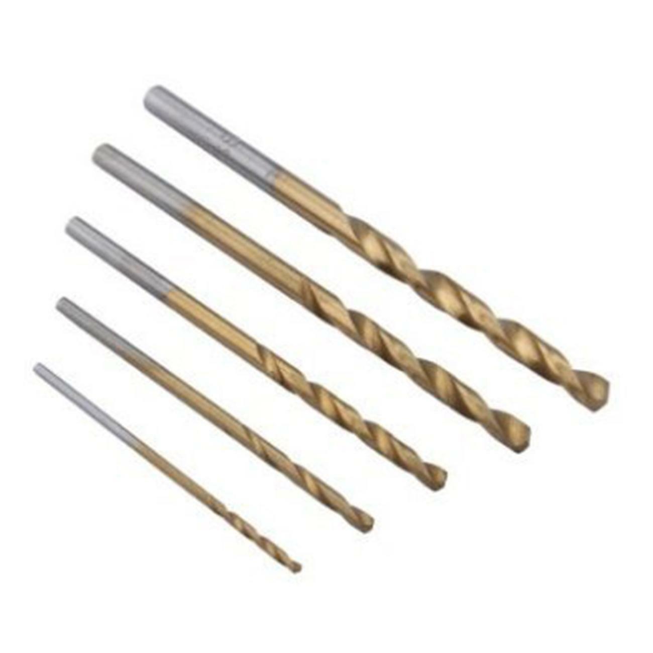 50 PCS Titanium Coated HSS High Speed Steel Drill Bit Set Tool 1/1.5/2/2.5/3mm