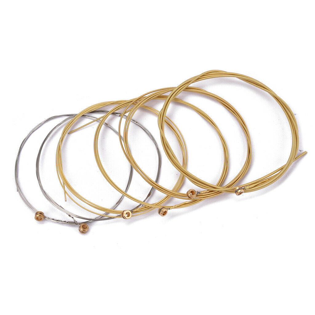 6 Pieces Guitar String Replacement Parts for Acoustic Folk Guitar Accessory