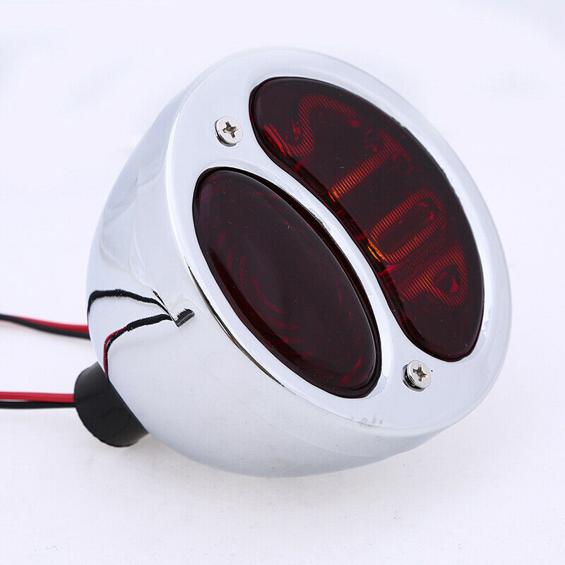 Motorcycle Red LED Taillight Brake Light Rear Stop Lamp Fit Scooter Motorcroos