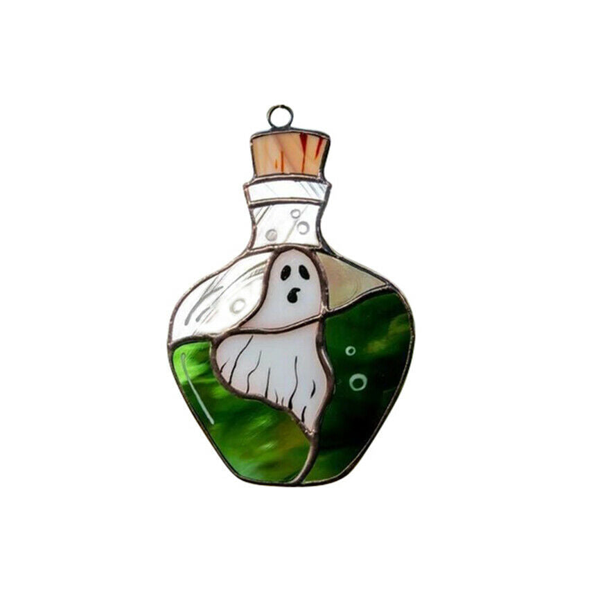 Modern Style  Ghost Colorful Stained Acrylic Window Panel pendent Suncatcher