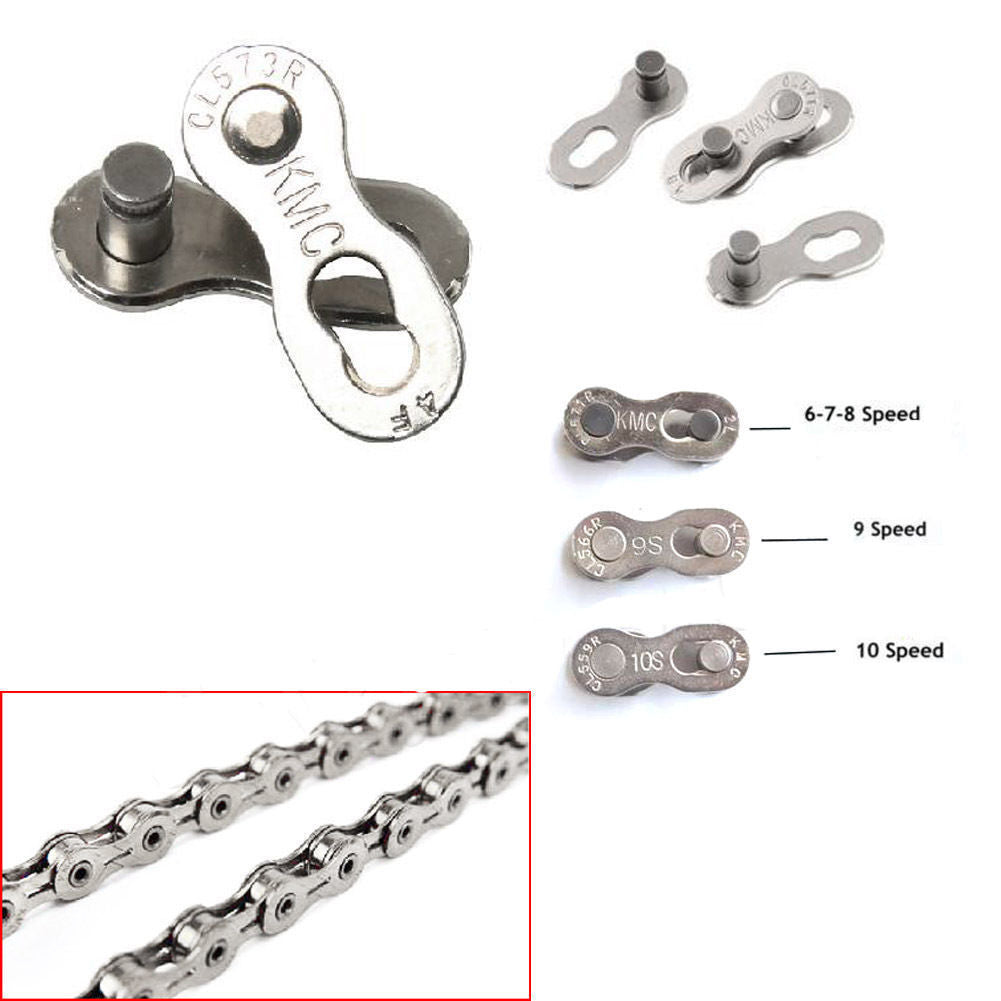2 Pcs Bike Roller Connector 6-7-8 Speed Quick Master Link Joint Chain New