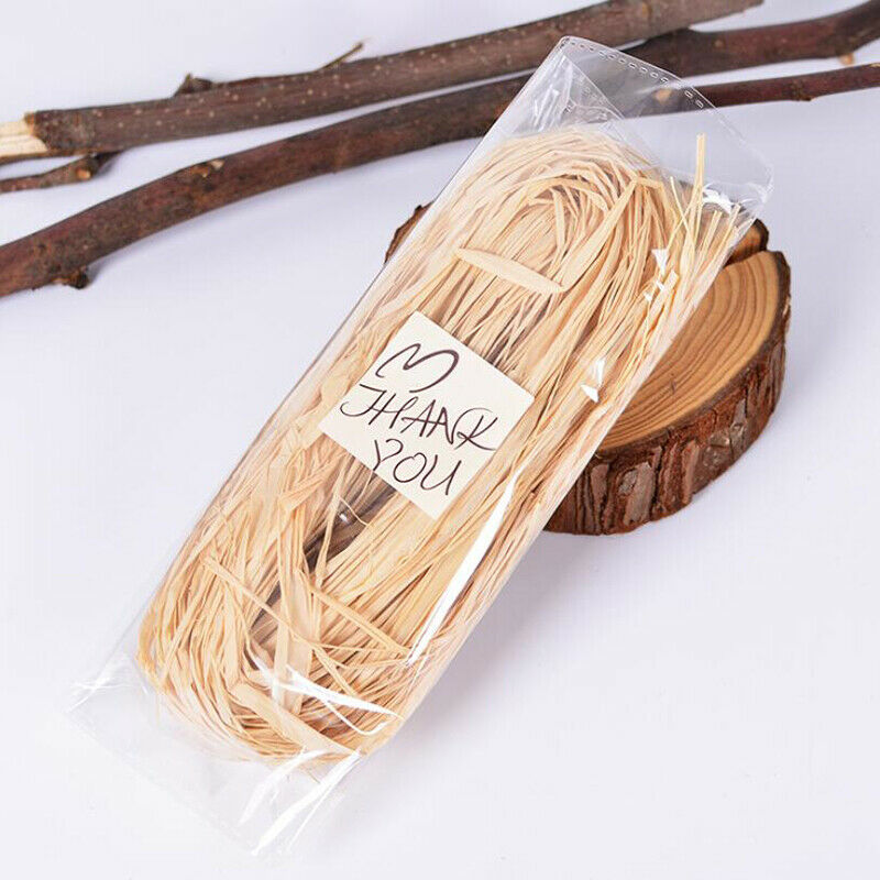 10X Raffia Natural Rope Crafts Wedding Gift Wrapping Cord Twine DIY Scrap.l8