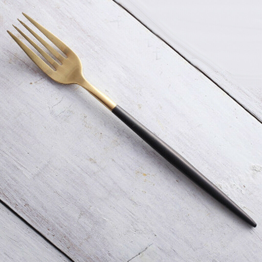 Portuguese Style Stainless Steel Frosted Table Dinner Ocher Fork Tableware