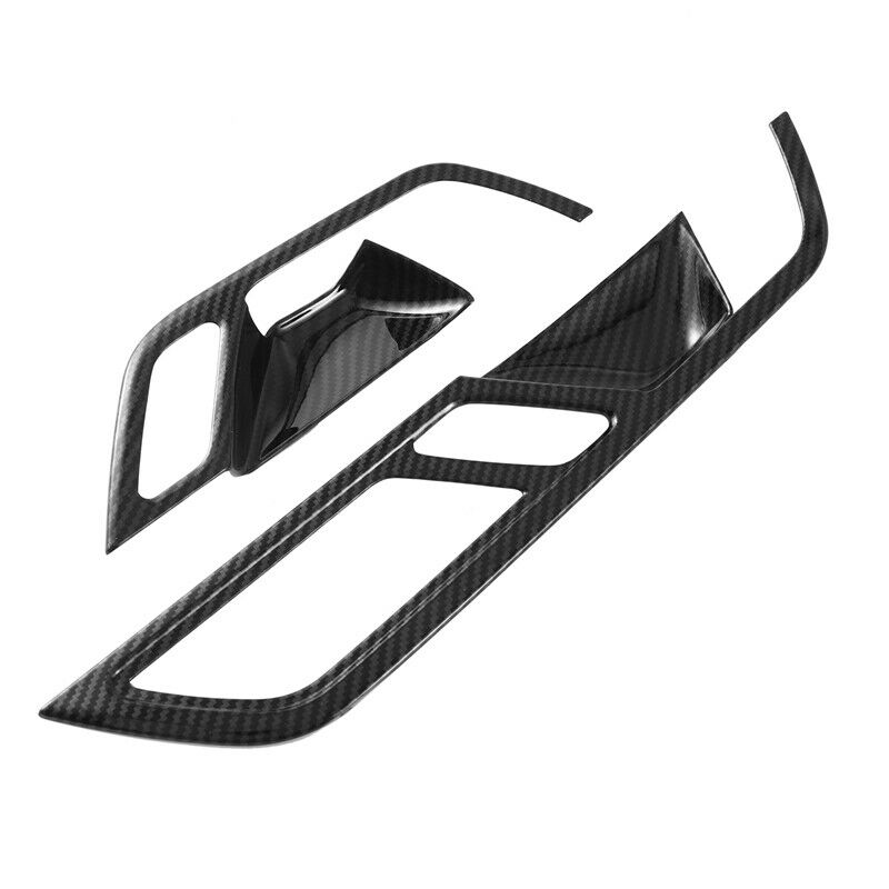 Car Interior Door Handles Bowl Cover ABS Carbon Look Inner Pull Door Knob e J4P5