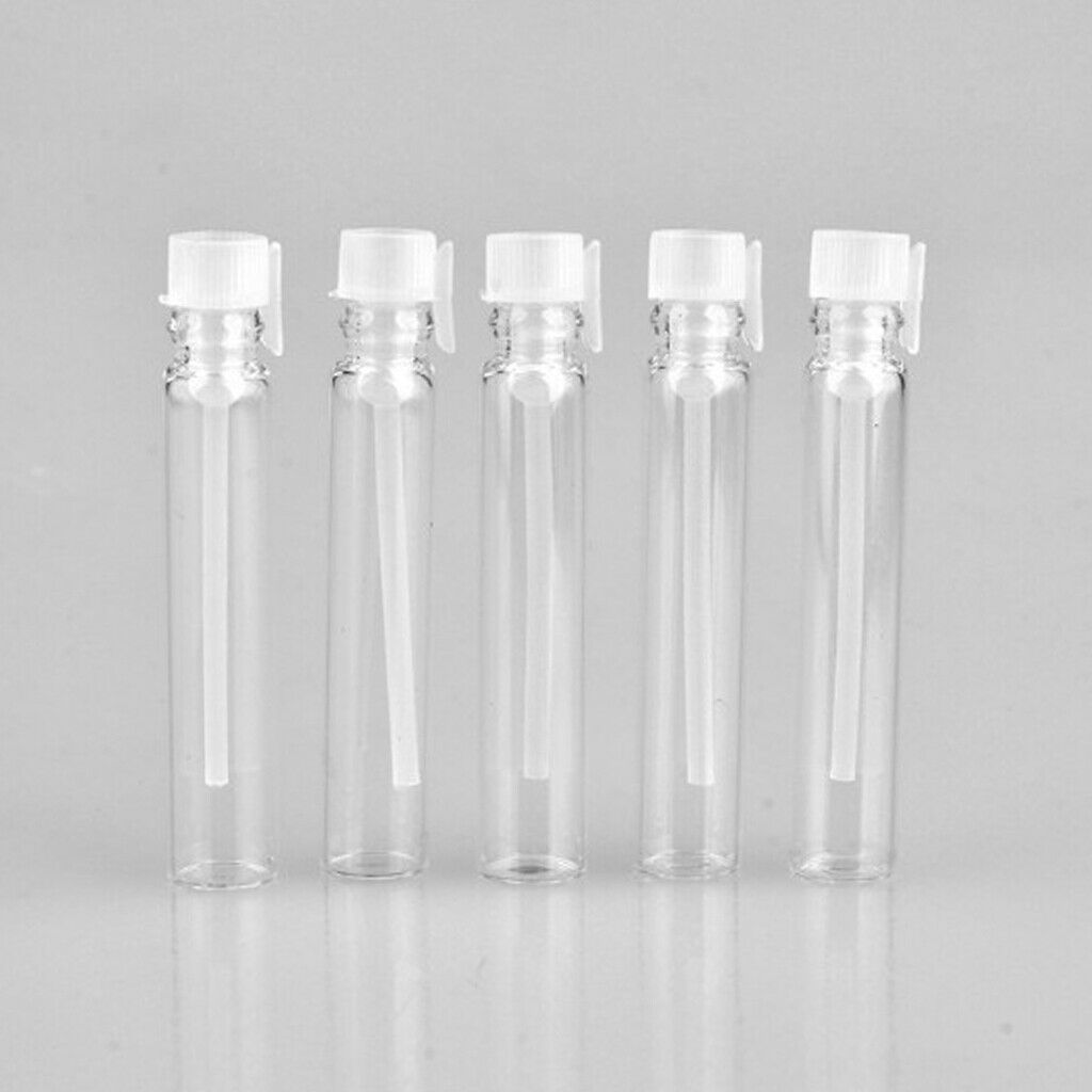 30 Pieces Empty Clear Perfume Sample Dropper Bottles Refillable Oils Vials