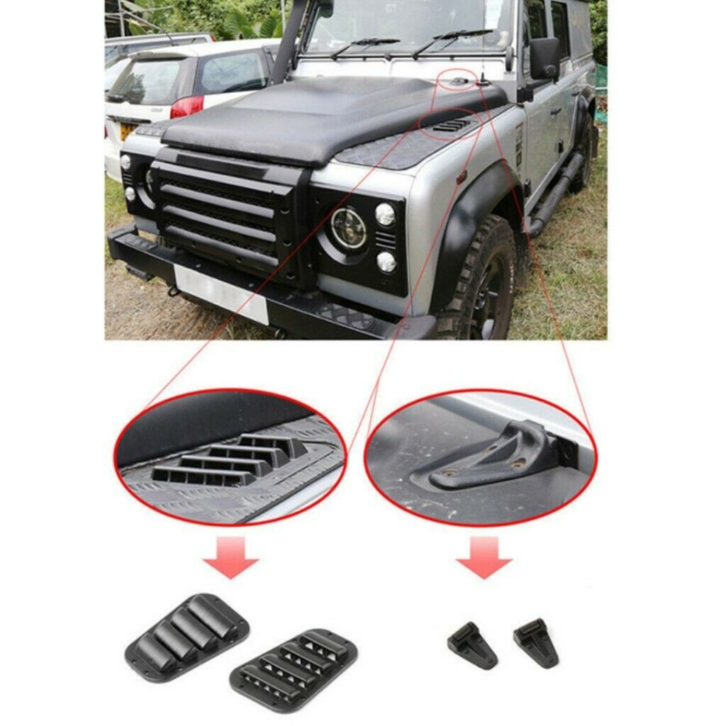 1/10 RC Rock Crawler Black Spare Parts For  Handles+Hinges+Cover