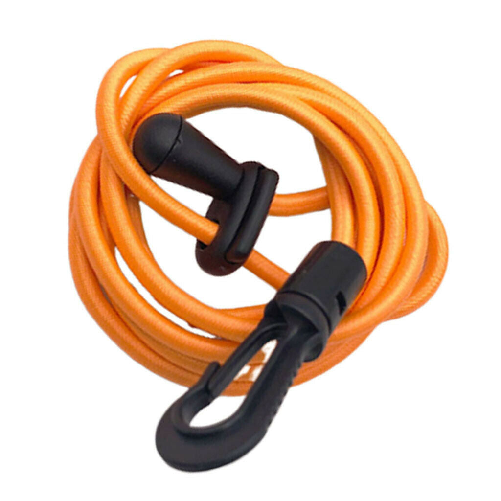 4Pcs Paddle Rod Leash Clip Boat Fishing Safe Cord Tether Coiled Lanyard