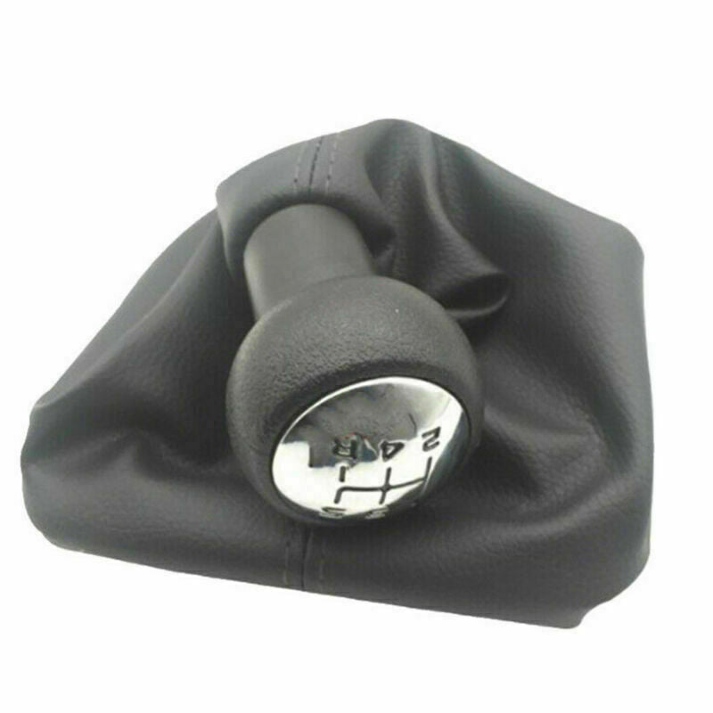 5 Speed Gear Shift Stick Gaitor Gaiter Knob Black For PEUGEOT 307  New
