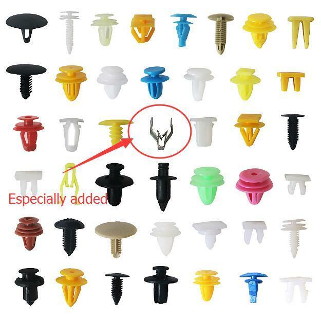 400PCS Mixed Fastener Clip Rivets for Auto Car Door Panel Fender Liner Universal