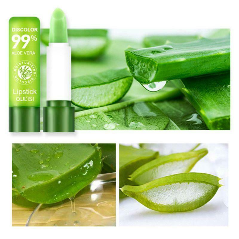 Aloe Essence Color Changing Lipstick Long Lasting Moisturizing Lip Balm
